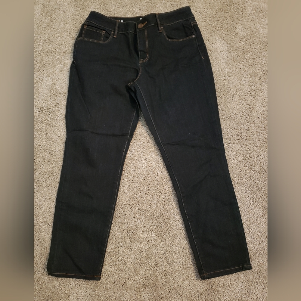 A.N.A. Women's Size 30/10P Skinny Ankle Dark Colored Blue Denim Jeans